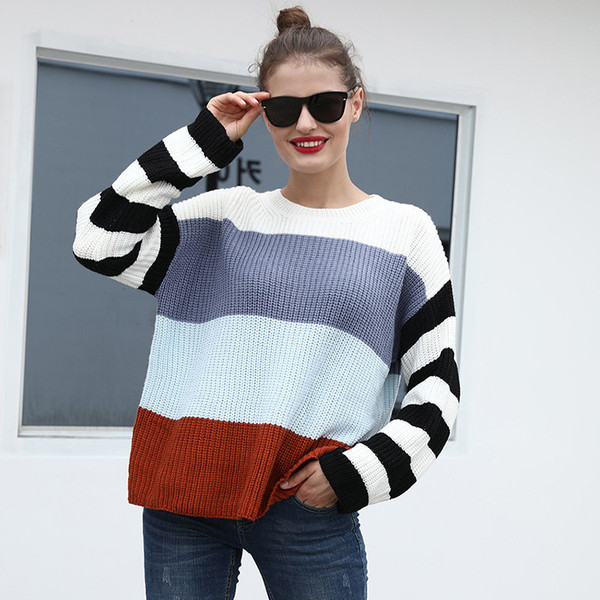 Pulover de dama modern model larg in trei culori