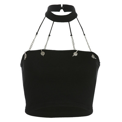 Női modern mellszobor fekete színben