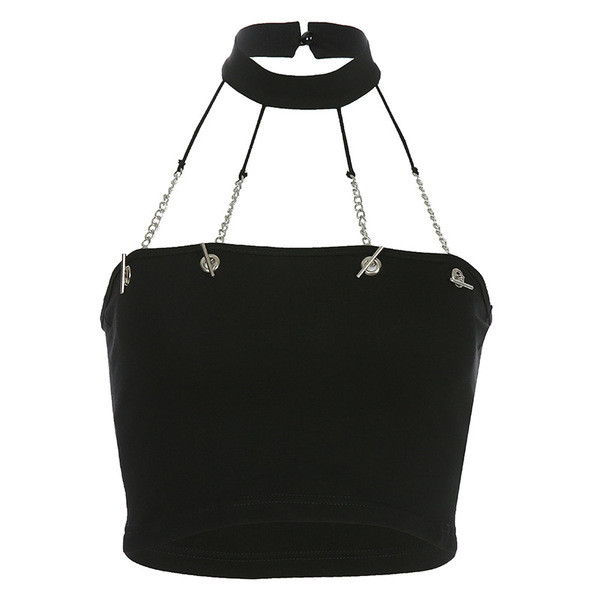 Női modern mellszobor fekete színben