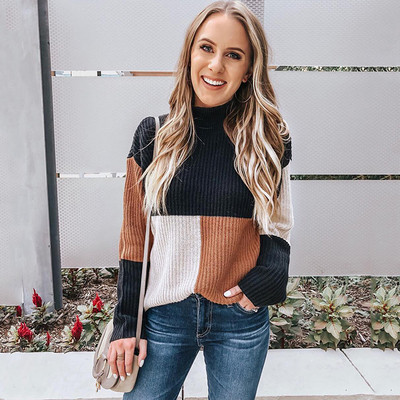 Pulover de dama modern cu maneci lungi model lat in trei culori