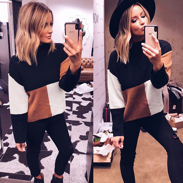 Pulover de dama modern cu maneci lungi model lat in trei culori