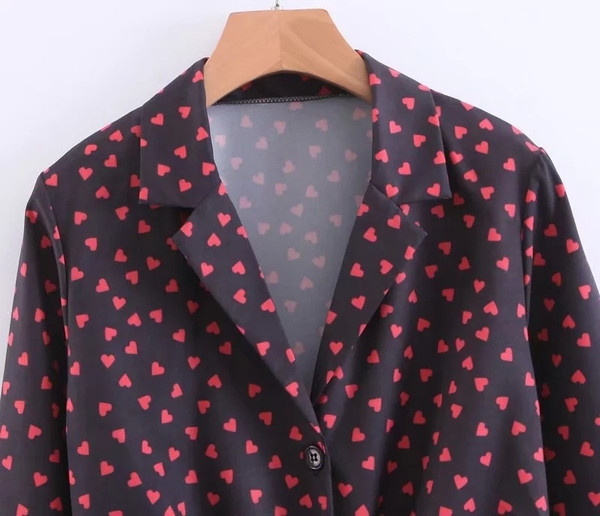 Női hosszú ujjú ing és rátét