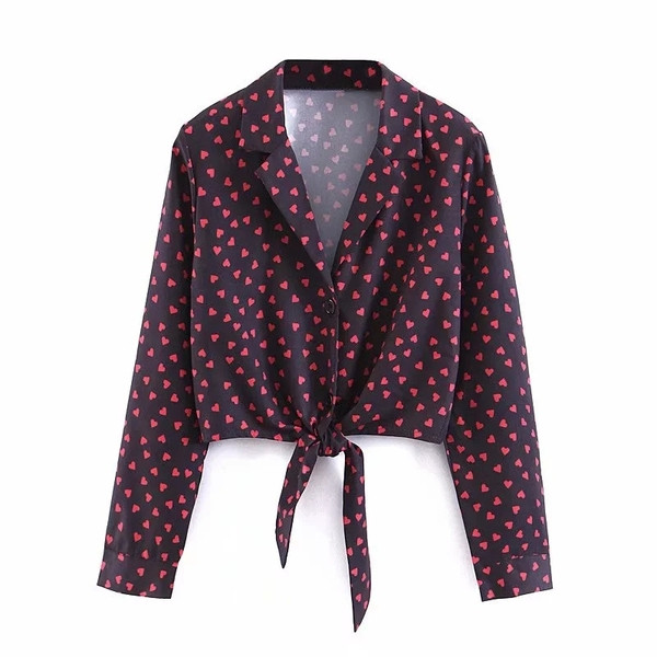 Női hosszú ujjú ing és rátét