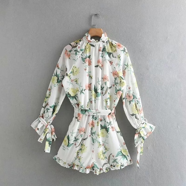 Salopeta de dama moderna cu model floral