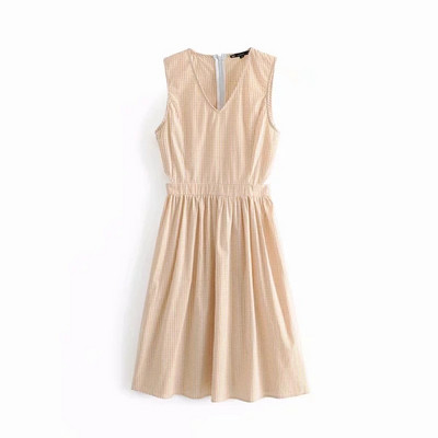 Rochie moderna de dama cu decolteu in V