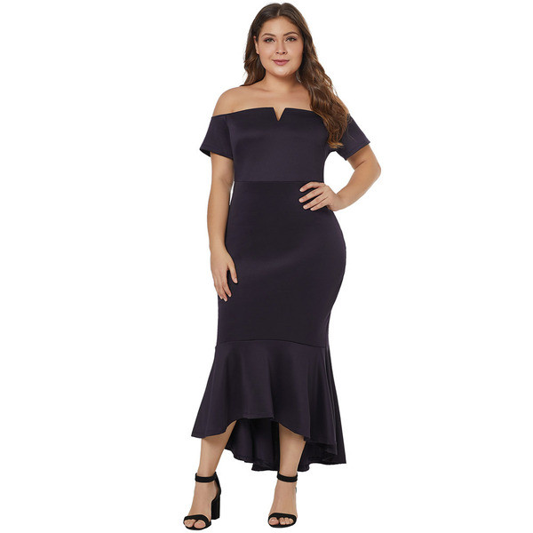 Rochie de dama eleganta model asimetric in doua culori