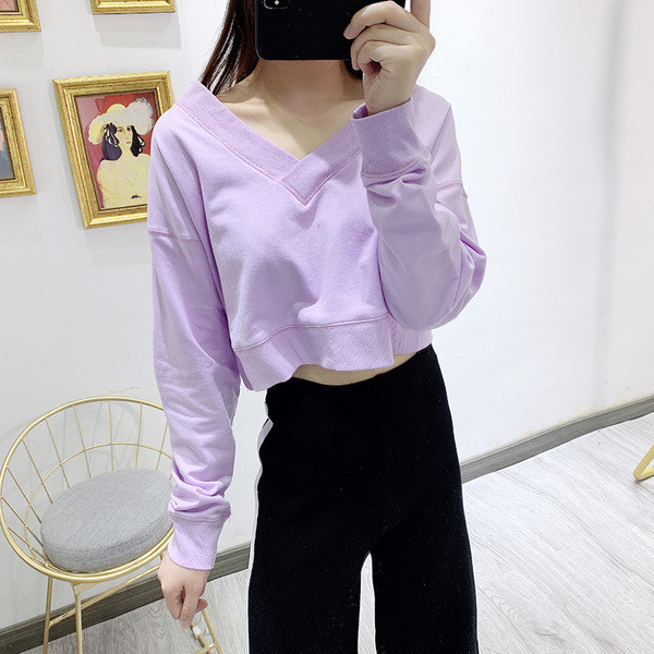 Hanorac scurt de dama in doua culori