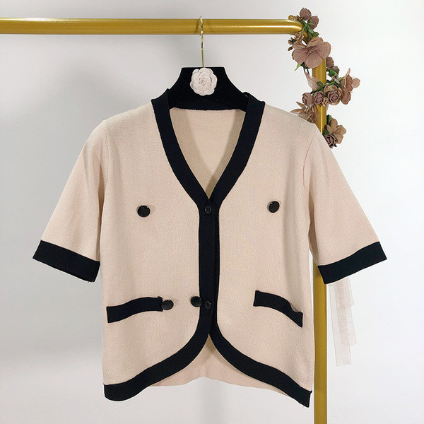 Vékony kötés női szett - blúz és hosszú nadrág