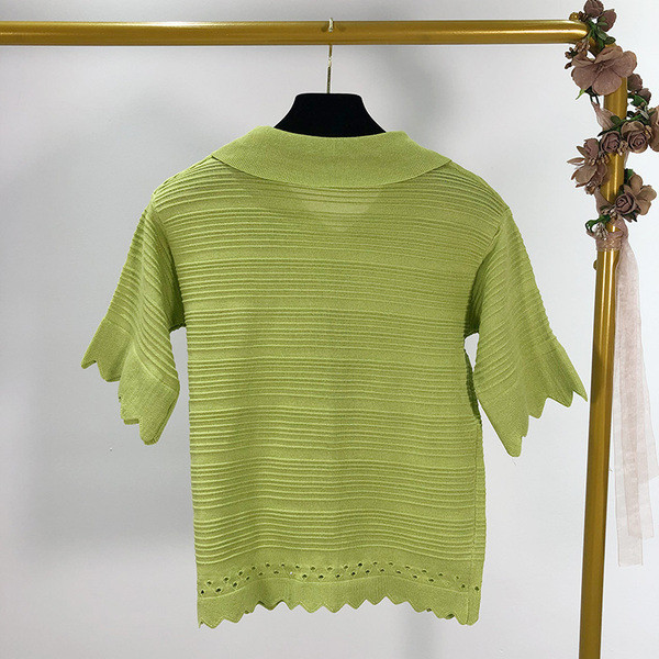 Női szett zöld színű hosszú szoknyából és blúzból