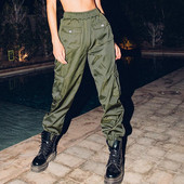 Női alkalmi nadrág magas derékkal