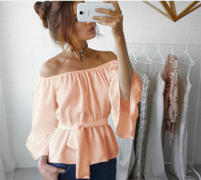 Lezser női blúz, hosszú ujjal és megkötővel több színben