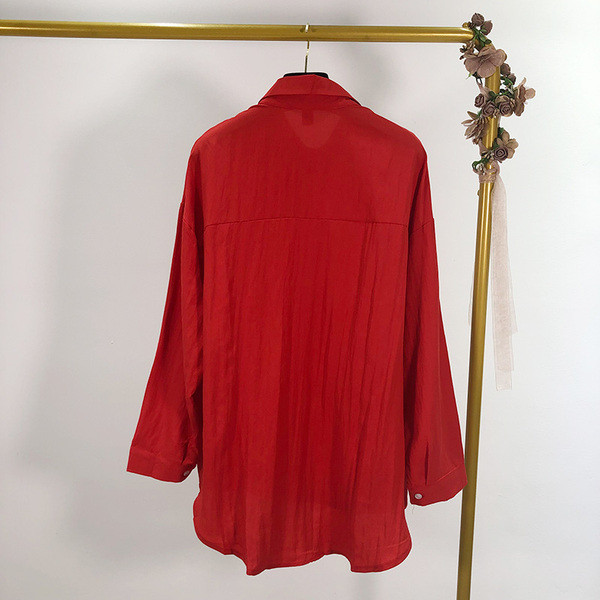 Női ing klasszikus gallérral, három színben