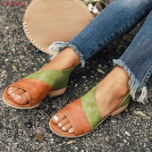 Lapos talpú, modern női szandál több színben