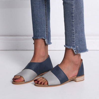 Lapos talpú, modern női szandál több színben