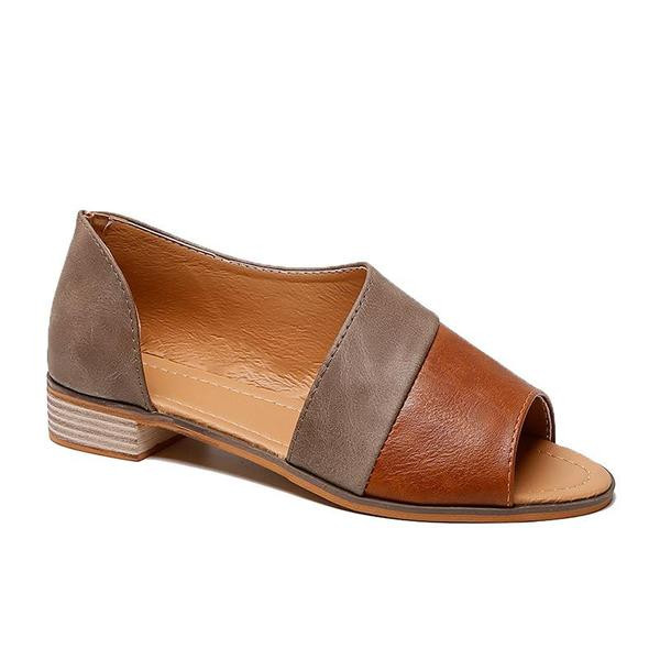 Lapos talpú, modern női szandál több színben