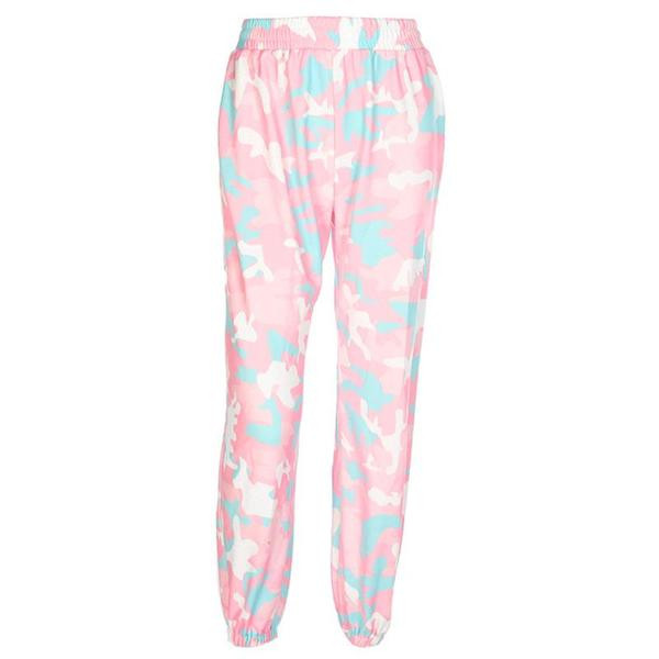 Pantaloni casual dama - model larg cu talie elastica