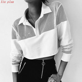 Női topikus blúz fehér színben, hosszú ujjal