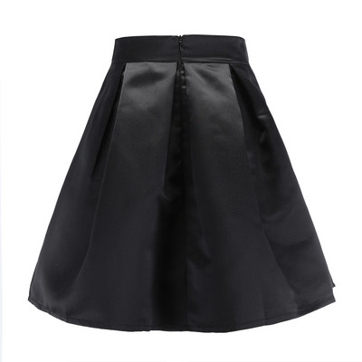 Stílusos női rövid szoknya magas derékkal, több színben