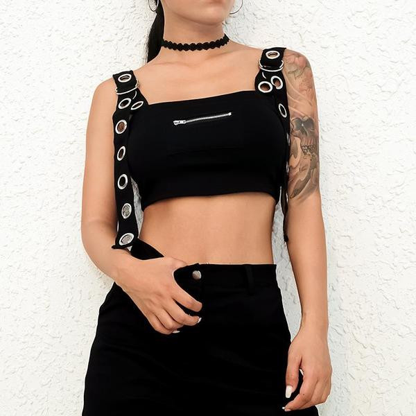 Női modern mellszobor fekete színben