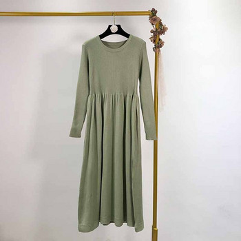 Rochie dama tricotata - model croiala