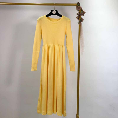 Rochie dama tricotata - model croiala