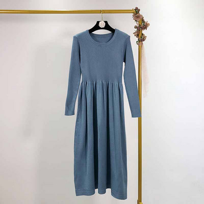 Rochie dama tricotata - model croiala