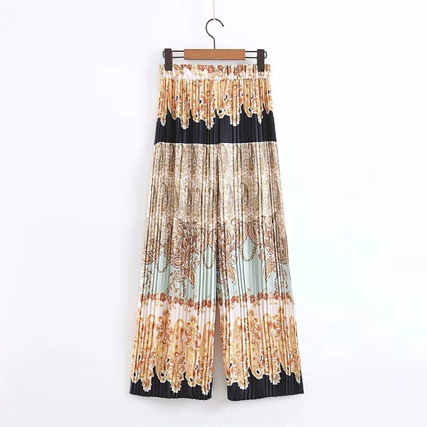 Pantaloni moderni de dama cu talie elastica