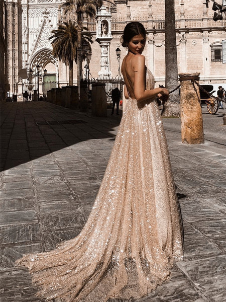 Rochie eleganta de dama cu croi lung, cu bretele subtiri