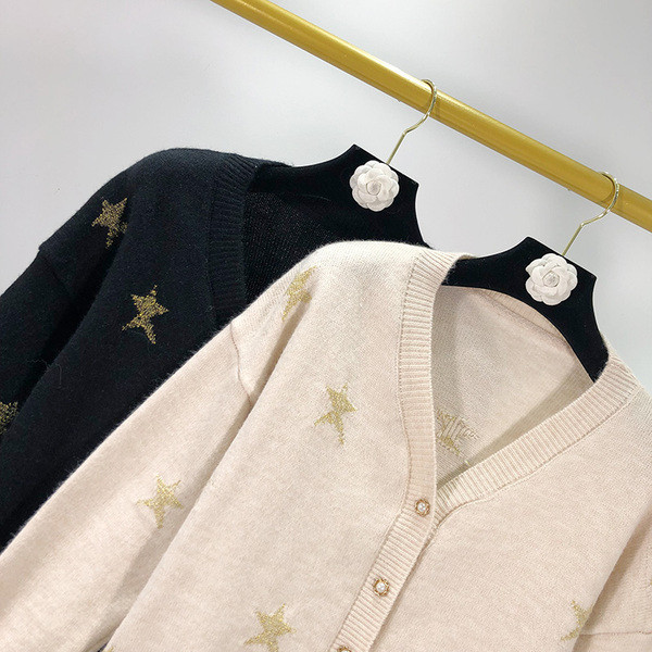 Cardigan dama cu aplicatie - stea