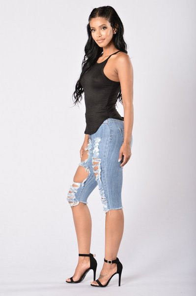 Pantaloni casual dama lungime 3/4