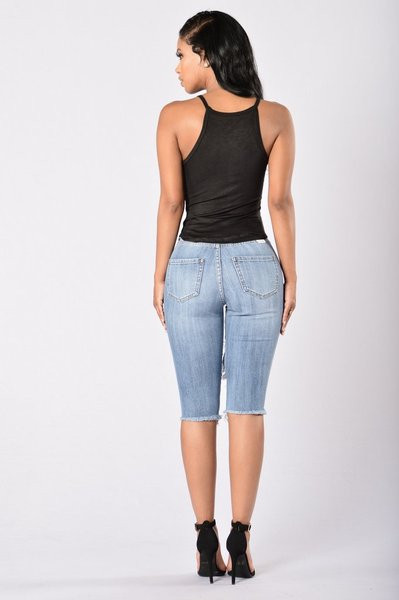 Pantaloni casual dama lungime 3/4