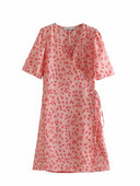 Női alkalmi ruha rövid ujjal, három színben