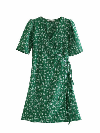 Női alkalmi ruha rövid ujjal, három színben