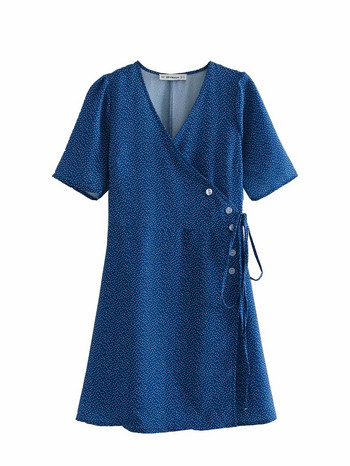 Női alkalmi ruha rövid ujjal, három színben