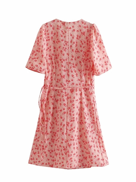 Női alkalmi ruha rövid ujjal, három színben