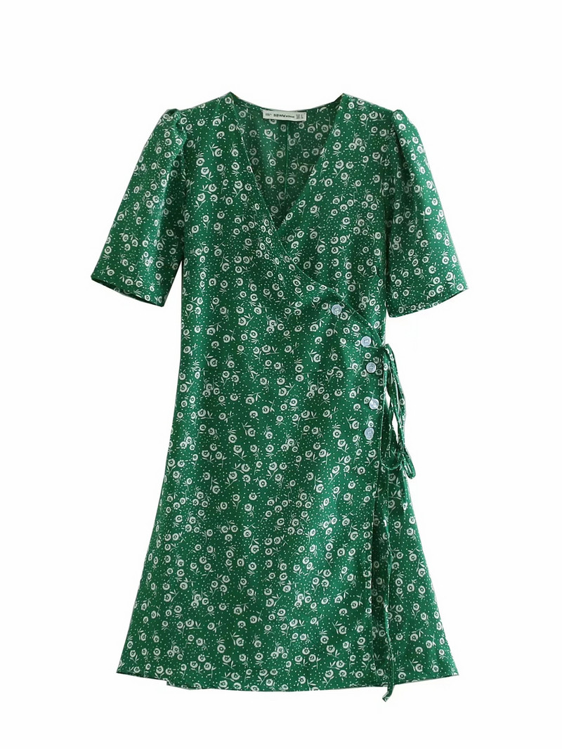 Női alkalmi ruha rövid ujjal, három színben