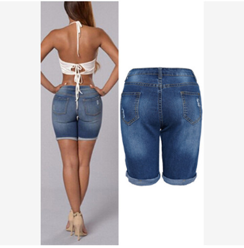 Női alkalmi, magas derekú rövidnadrág