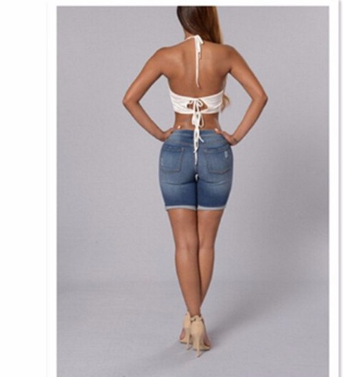 Női alkalmi, magas derekú rövidnadrág