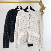 Női alkalmi mellény fehér és fekete színben