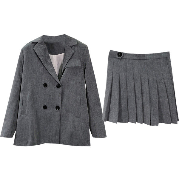 Női kabát és rakott szoknya szett