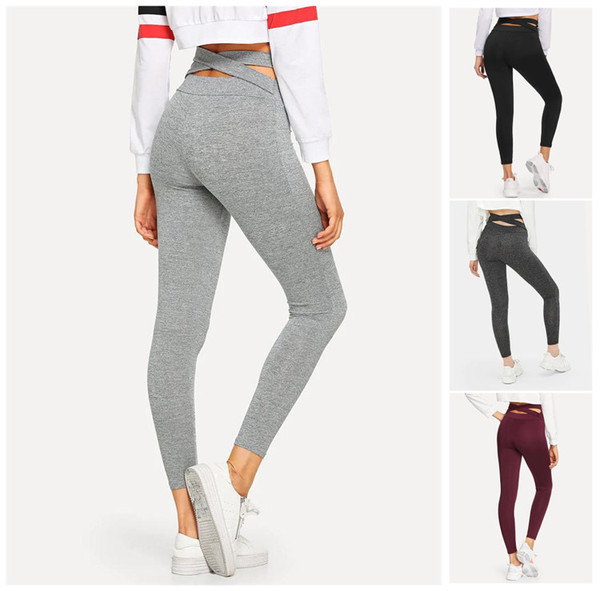 Női sport leggings magas derékkal, négy színben