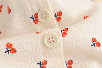 Rochie de dama cu maneca scurta si aplicatie - inimioare in alb