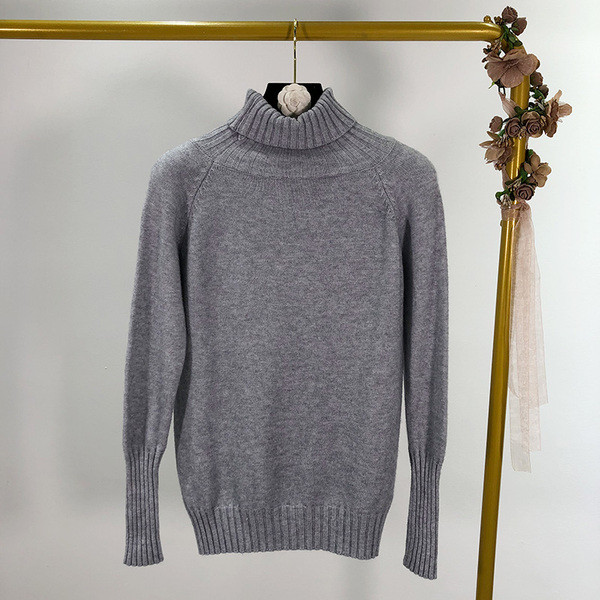 Pulover de dama cu guler polo - mai multe culori