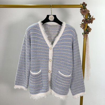 Női rövid kardigán rojtokkal, három színben