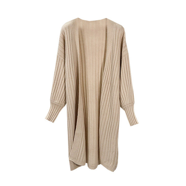 Vestă lungă fără închidere în patru culori