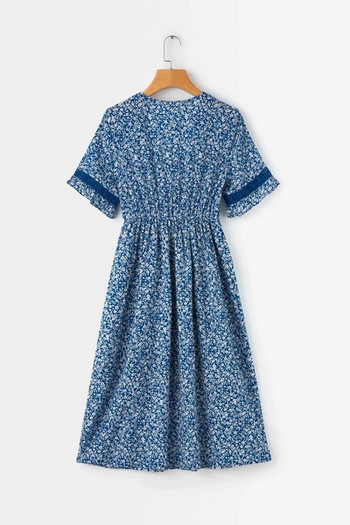 Női alkalmi ruha két színnel