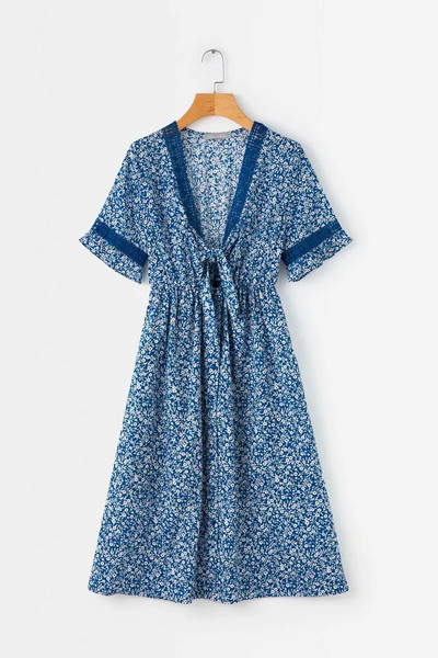 Női alkalmi ruha két színnel