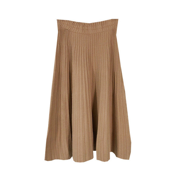 Női kötött rakott szoknya - két színben