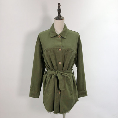 Női tavaszi-őszi kabát - széles modell