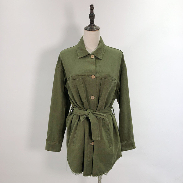 Női tavaszi-őszi kabát - széles modell